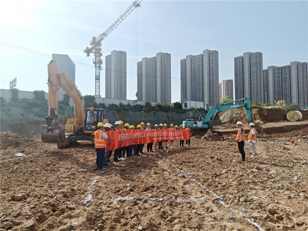 新合肥西站信号通信合建楼工程正式开工