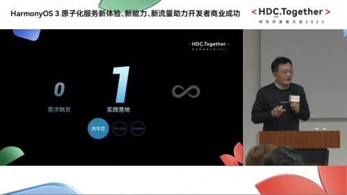 捷停车受邀出席华为HDC2022原子化论坛，以AI赋能停车服务新体验