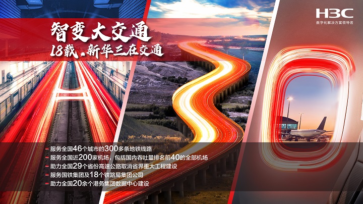 深耕不辍 创新不止 | 智变大交通，新华三与您一路同行
